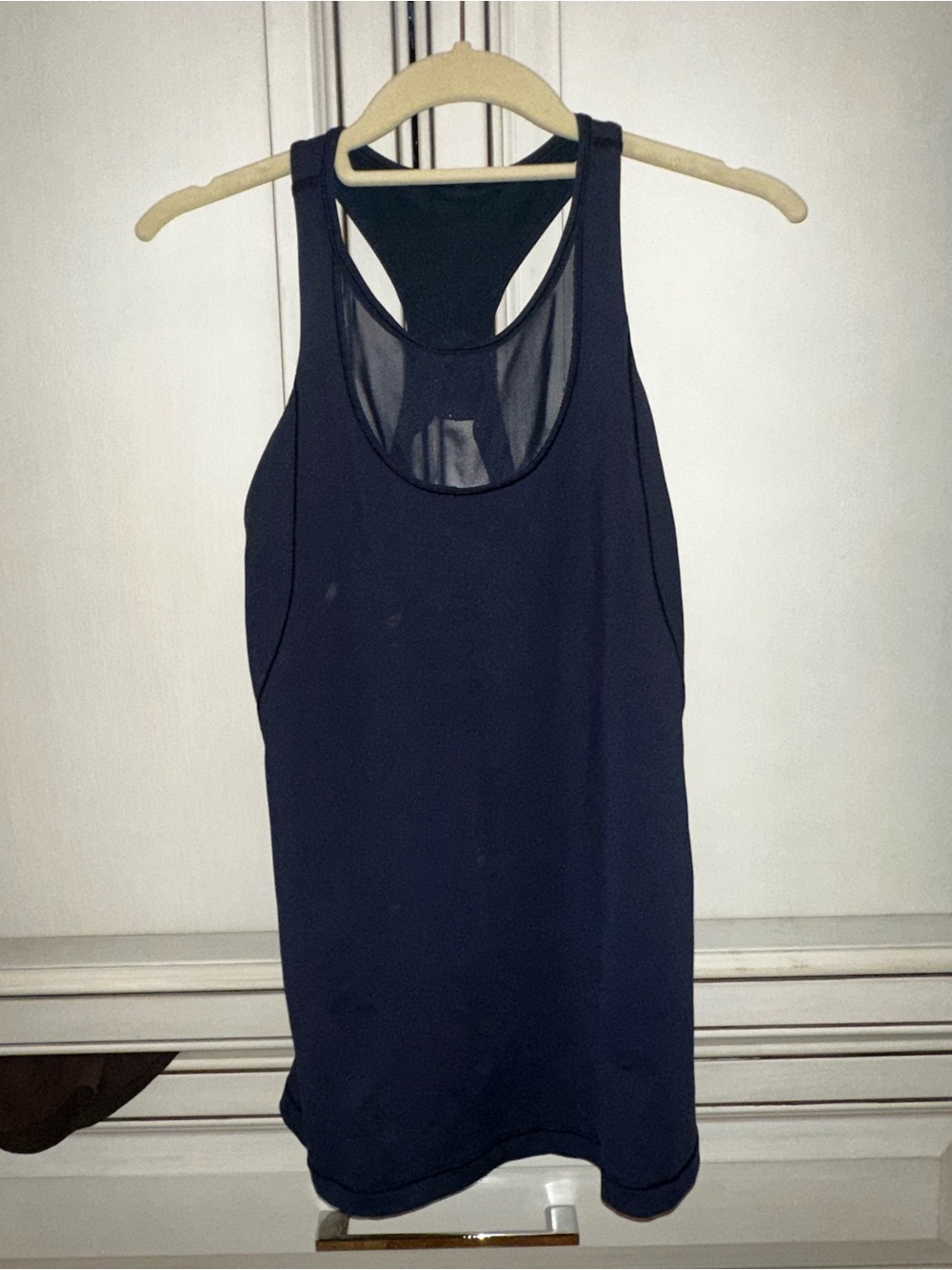 Women's Navy Racerback Tank Top